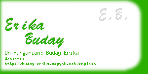 erika buday business card